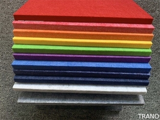 Paneles acústicos PET de absorción de sonido de carbón de alta densidad de 24 mm