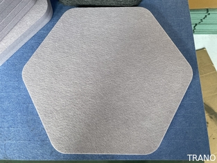 Paneles acústicos hexagonales de pared de feltro PET en varios colores