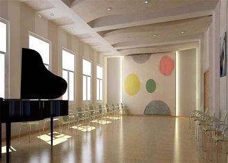 A prueba de humedad tangible acústico de los paneles de pared de la decoración 3d de Music Room