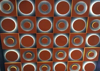 Los paneles de pared acústicos de Home Theater, luz decorativa de la pared artesonan 9m m/12m m