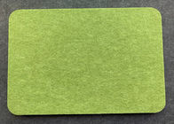 Los paneles de pared de amortiguamiento sanos del color verde/los paneles acústicos del poliéster ignífugos