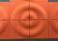 Los paneles de pared acústicos interiores 3D/los paneles de pared de la reducción del nivel de ruidos reciclaron el material