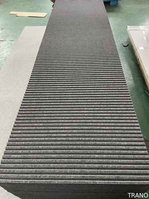 Superficie semirrígida de tamaño 4x8 de panel de sala acústica texturizada 3d