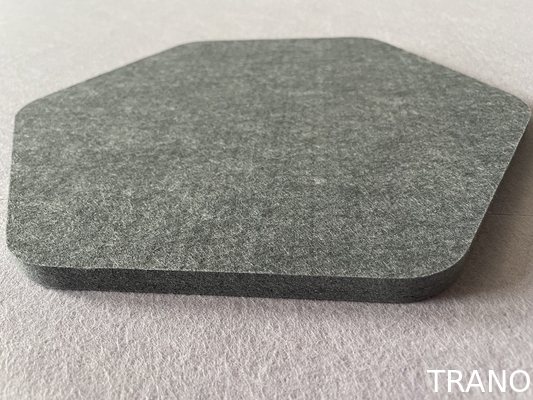 20 mm PET ligero Paneles acústicos hexagonales de feltro de varios colores Alta absorción de sonido