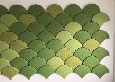El fieltro acústico 100% de la fibra de poliéster 3d teja el panel cúbico para la decoración de la pared