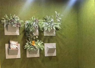 Uso decorativo de pared de la reducción sana 3d de los paneles de la planta acústica de la naturaleza 5-10 años de garantía