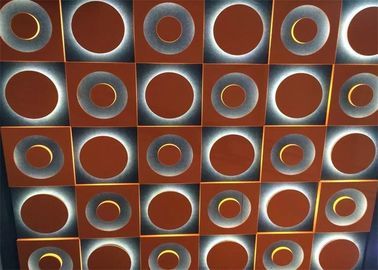 Los paneles de pared acústicos de Home Theater, luz decorativa de la pared artesonan 9m m/12m m