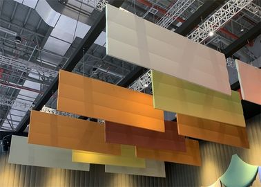 El techo del fieltro del artículo desconcierta la absorción sana, bafles colgantes coloreados multi del sonido