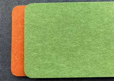 Panel de fibras sentido animal doméstico durable de poliéster de los paneles acústicos cubrir la instalación fácil que embala