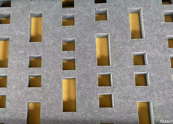 Ruido decorativo fonoabsorbente que bloquea los paneles de pared acústicos 3D