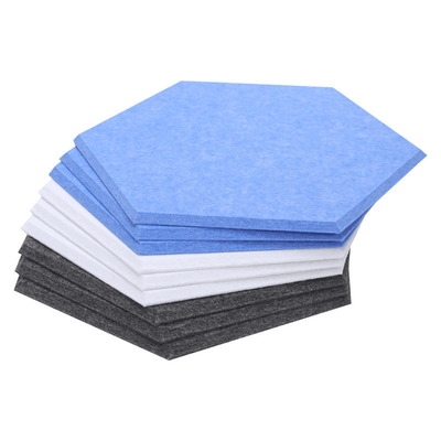 EE.UU. estándar 24 mm Hexagon paneles insonorizados 100% poliéster