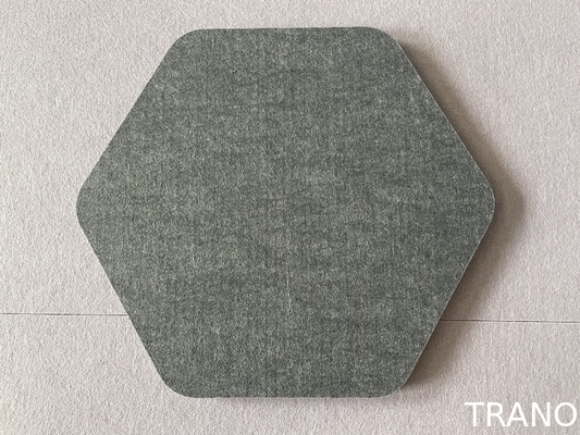 20 mm PET ligero Paneles acústicos hexagonales de feltro de varios colores Alta absorción de sonido