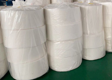 algodón material no tejido caliente de la máscara de la fibra del ES de la tela del algodón del aire de 50gsm ES